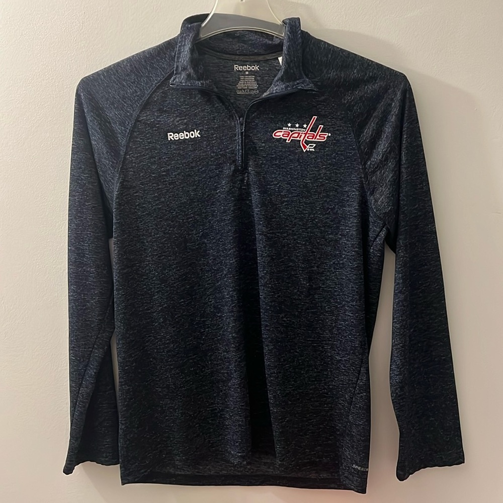 Capitals Navy Quarter Zip